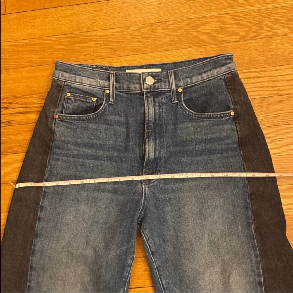 NWOT MOTHER LIL HALF PIPE FLOOD JEANS - Picture 9 of 9